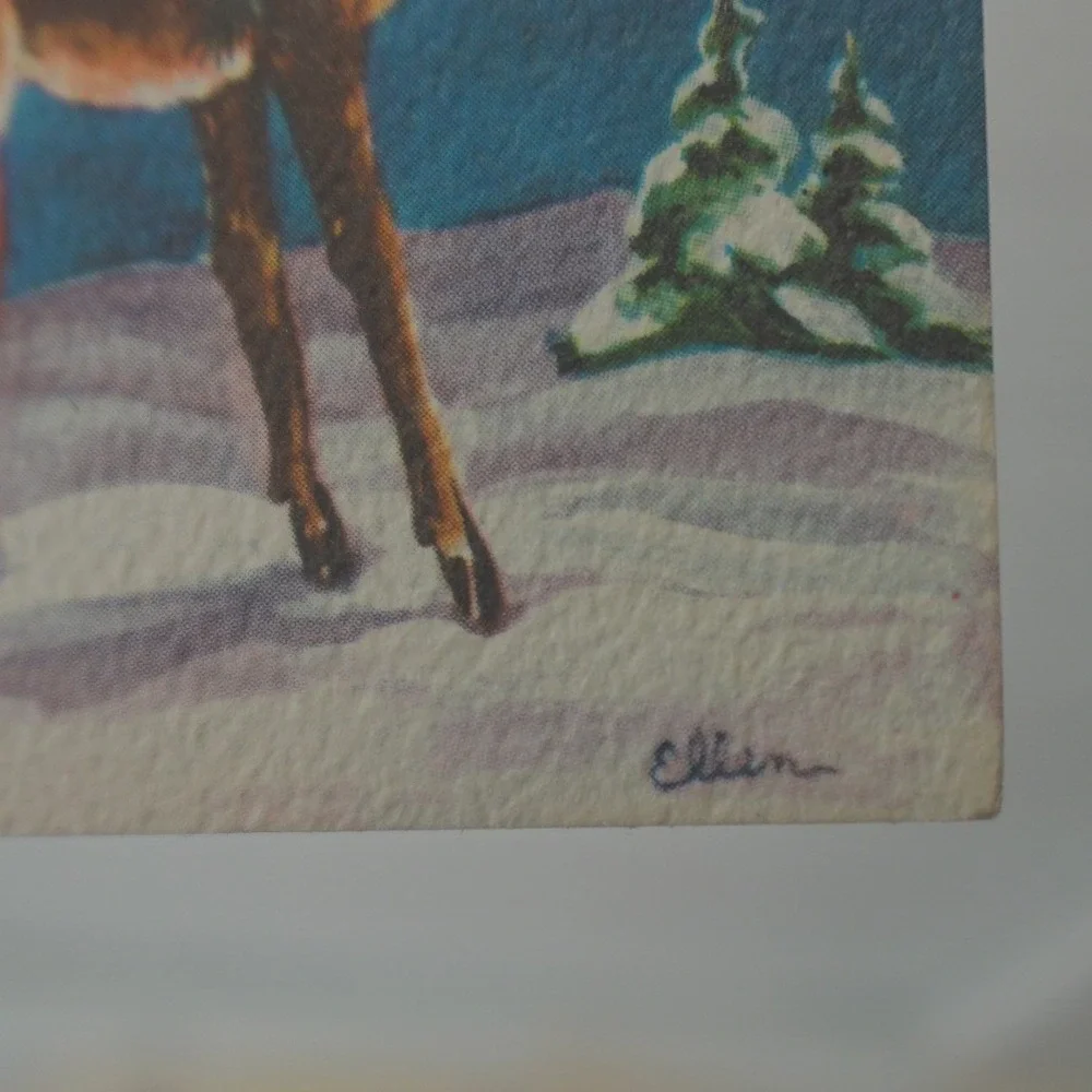 Vintage Christmas Greeting Cards Set of 21 Red Farm Studios Mini 3 inch Card